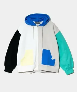 Худи на молнии с вставками CUBE SUGAR (женская) Gsc Womens Select, цвет Crazy 1