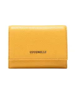Металлический маленький кошелек Coccinelle, желтый