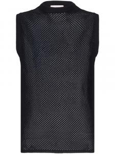 Топ рыхлой вязки Laneus, черный