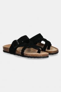 Замшевые шлепанцы Answear.Lab, черный