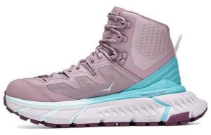 Кроссовки женские Anacapa GTX Hiking Shoes с высоким берцем розового/серого/синего цвета Hoka One One