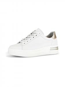 Gabor Comfort Спортивные кроссовки на шнуровке белого цвета