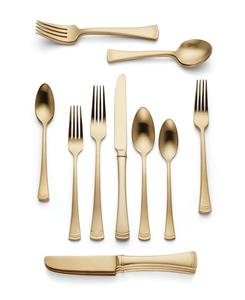 Набор столовых приборов Portola из 20 предметов, на 4 персоны Lenox, Metallic and Gold