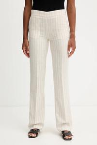 Льняные брюки Morgan, бежевый