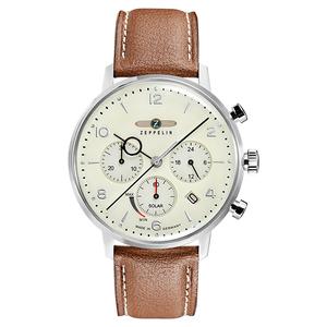 ZEPPELIN Часы Hindenburg Collection Quartz Movement Men's Watch Wrist Watch White Dial Stainless Steel Case, 8086-5 m pan