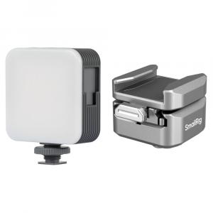 Комплект светодиодного видеоосветителя SmallRig P96 с быстросъемным креплением HawkLock (серый)