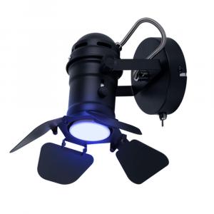 Globo Lighting Светодиодный настенный светильник EGON, металлический, черный