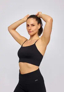 Спортивный бюстгальтер с легкой поддержкой SEAMLESS SNOCKS, цвет schwarz