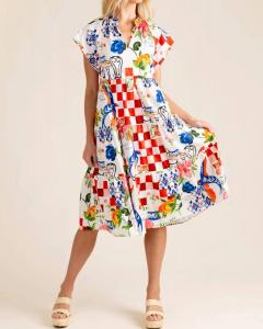 Платье Pippa в принте Амальфи Alden Adair, Amalfi Print