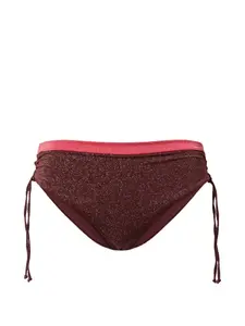 Двухцветные бикини из люрекса Twinset, фиолетовый