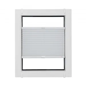 Плиссированные жалюзи Sunlines «Start-up Style Crush», светозащита, без сверления, натянутые, по индивидуальному заказу, цвет weiß + weiß