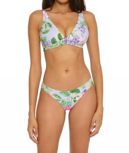 Virtue Everglade Adela Нижняя часть бикини в зеленом цвете Becca