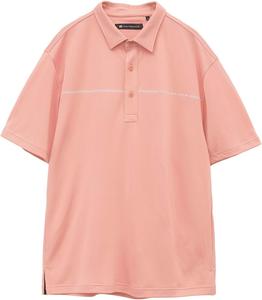 Мужская рубашка-поло с коротким рукавом (влагоотводящая, быстросохнущая, приятная на ощупь) / для гольфа / 7AL040 Travis Mathew, терракотовый