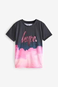 Девушки мульти облачный фейд футболка Hype, черный