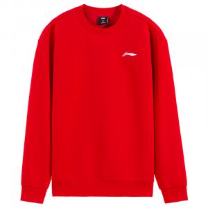 Толстовки Li Ning, унисекс, цвет Bull Red, средний размер, стандартный размер