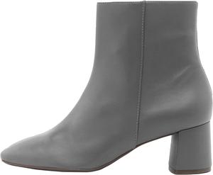 Женские ботильоны с квадратным носком и боковой молнией, на массивном каблуке, нарядные WINDBXYB, Grey