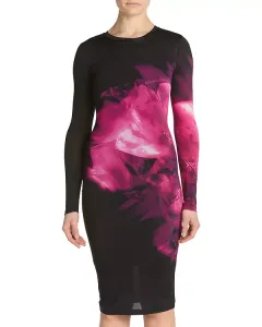 Платье из органзино Versace Jeans Couture, розовый