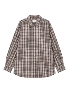 Клетчатая рубашка с карманом Studio Tomboy, зеленый