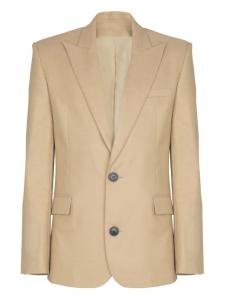 Balmain пиджак из канваса, нейтральный