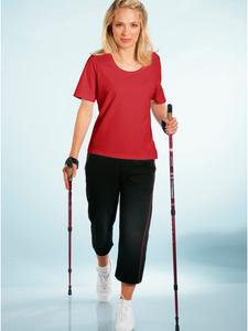 Повседневные брюки черного и красного цветов WITT WEIDEN