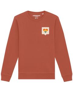 Свитер Watapparel Sweatshirt Von Herzen, светло-коричневый