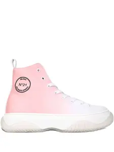 Кроссовки с нашивкой-логотипом Nº21, розовый