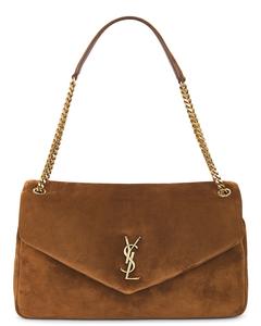 Большая сумка Calypso Chain Saint Laurent, Caramel Cognac