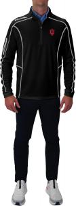 Мужская легкая повседневная толстовка для гольфа Columbia Indiana Univ Golf Shotgun Pullover, Black