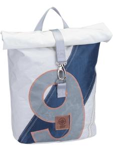 Рюкзак 360 grad, цвет weiß/streifen blau/zahl grau
