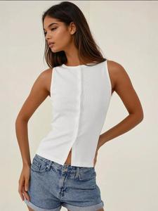 Вязаный топ Hiccup, белый