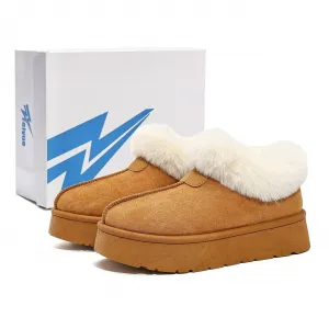 Feiyue Зимние утепленные ботинки с меховой подкладкой укороченные женские коричневые хаки в комплекте с коробкой, цвет Khaki