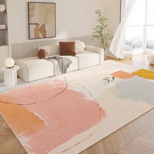 Budis Ковер 200х300 см для гостиной/спальни в стиле modern minimalist, faux cashmere, утолщенный, rainbow candy-05