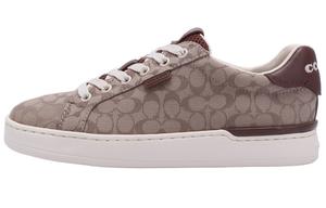 COACH Lowline Low top стильные скейтбординг кроссовки женские коричневые