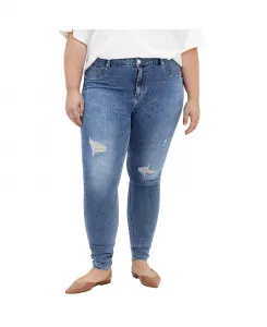 Джинсы Harley Nola размера Plus CITY CHIC, синий