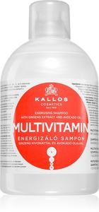 Kjmn профессиональный мультивитаминный заряжающий энергией шампунь Kallos, 1000 мл