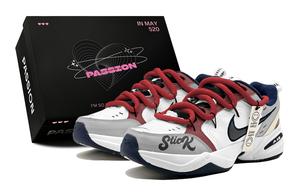 Кроссовки Air Monarch 4 Chunky унисекс с низким верхом красного цвета Nike