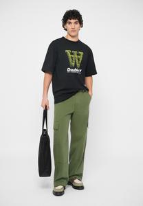 Футболка DOUBLE A BY W.W. LIAM TEE MOSS UNISEX, Black