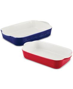 Набор керамических форм для выпечки Farberware Bon Voyage из 2 предметов Farberware, Mixed Color