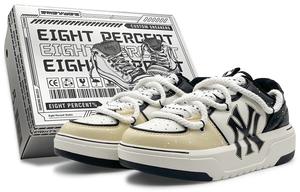 Кроссовки для скейтбординга Chunky Liner унисекс с низким верхом белого, черного, желтого цвета Mlb