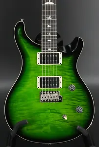 PRS CE 24 Пользовательский цвет Eriza Verde с черным берстом #8203