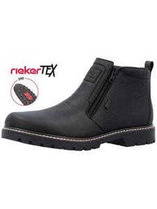 Теплые ботинки черного цвета rieker