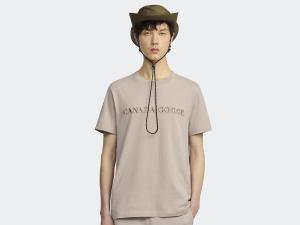 Футболка Canada Goose Emersen Embroidered Crewneck T-Shirt, Limestone