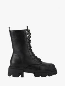 Трекерские шнурованные массивные ботинки до щиколотки KG Kurt Geiger, Black