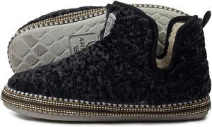 Женские домашние тапочки ARIAT с верхом из мягкой акриловой/шерстяной смеси и резиновой подошвой для использования дома и на улице, Black