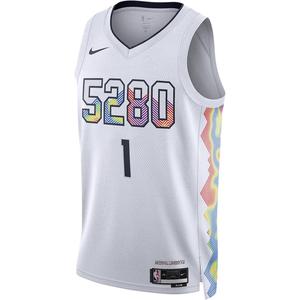Джерси Denver Nuggets 2024/25 City Edition мужская Dri FIT Nba Swingman Nike, белый