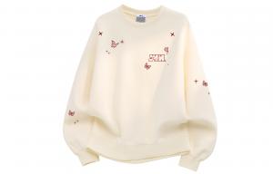 Свитшот Unisex Crew Neck Moderate Heavyweight WARRIOR, оранжевый[thickened and fleece-lined]