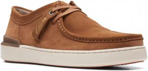 Мужские кроссовки Clarks Mens Court Lite Wally, Dark Sand