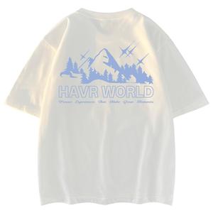 Футболка Unisex HAVR, абрикосовая