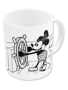 Кружка Микки Маус Стартап в черно-белом цвете - 325 мл Disney Mickey Mouse