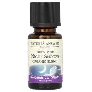 Смесь эфирных масел Nature's Answer Night Snooze, 15 мл